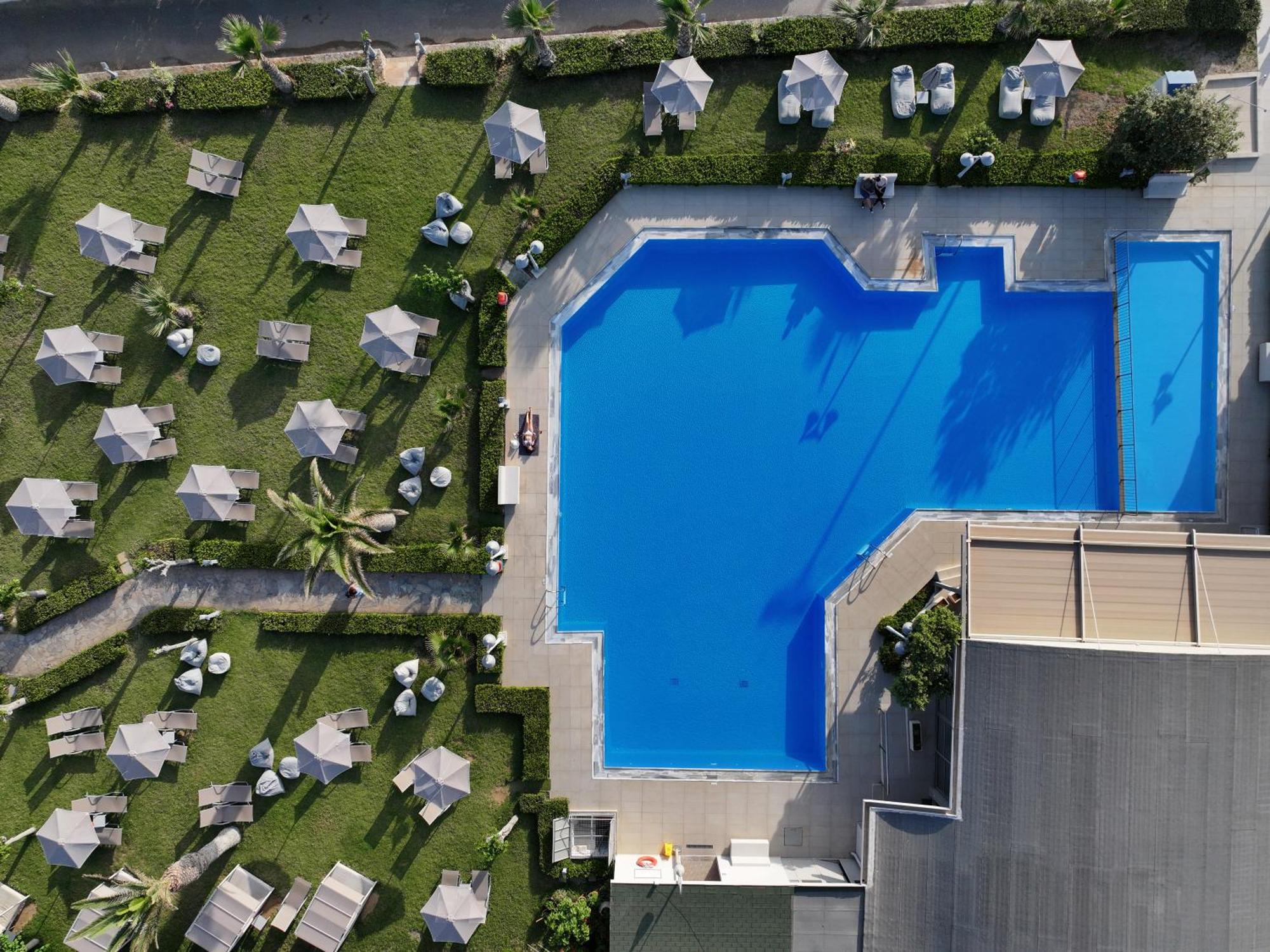 Marinos Beach Hotel Platanes  Luaran gambar